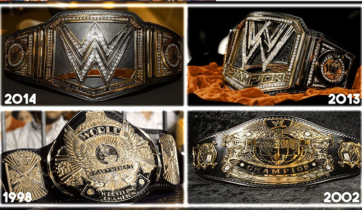 WWE Championship belts history. Evolution of WWE Championship Belts.